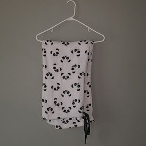 fleece panda pajama pants